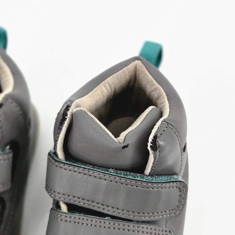 Ten Little Everyday High Top Charcoal Grey Kids Sneakers Shoes Size 8 Toddler